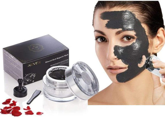Audala Magnetic Mask Mineral Sea Mud Black Deep Skin C&aleanser Face Mask – Moisture Anti Ageing Cleaning Facial Pore Reducer And Help Clean Acne – Blackhead Mp; Oil Skin Care